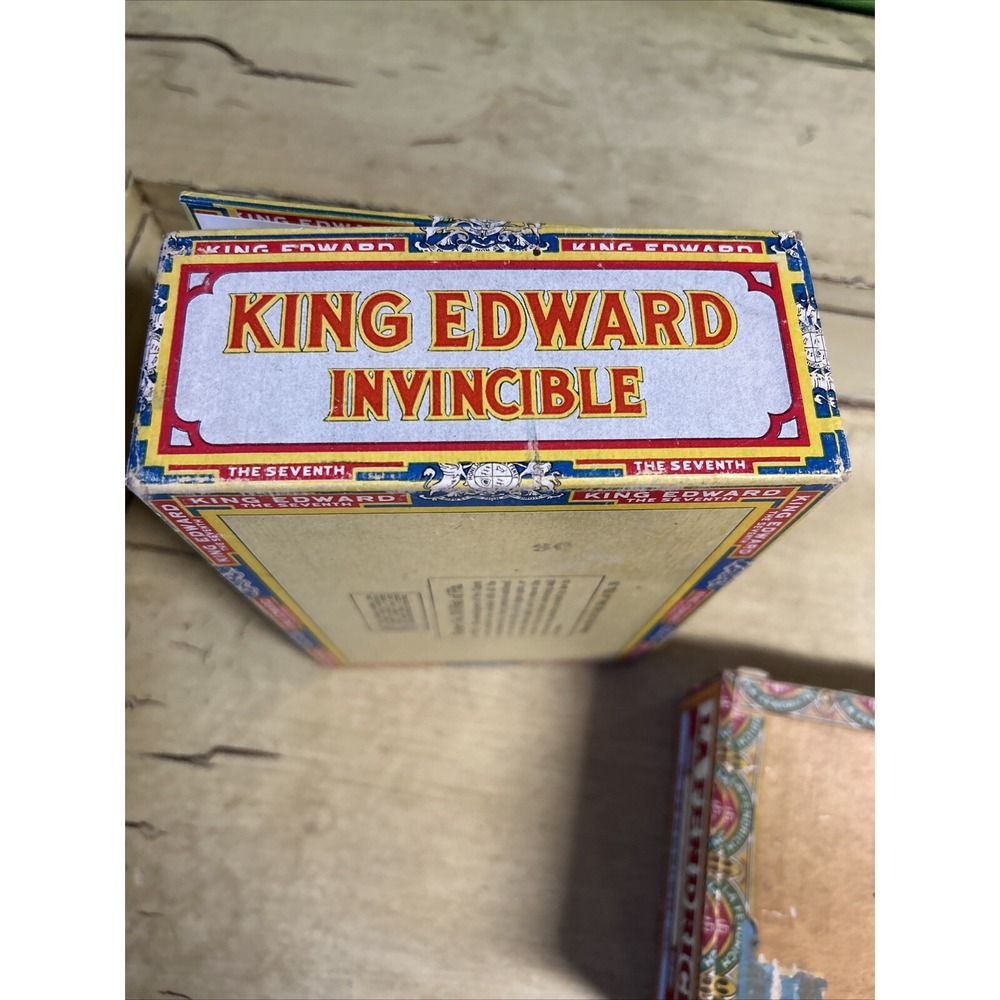 Vintage Tobacco Boxes King Edward the Seventh Mild Tobaccos Empty &La Fendrich - Picture 4 of 12